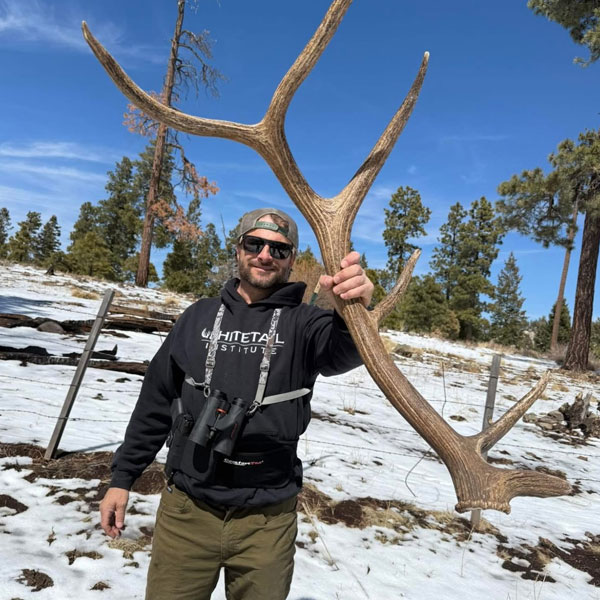 Shed hunting in the mountains