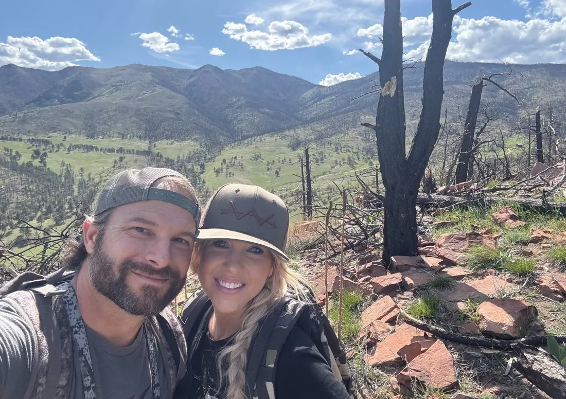 Chris and Jenn shed hunting