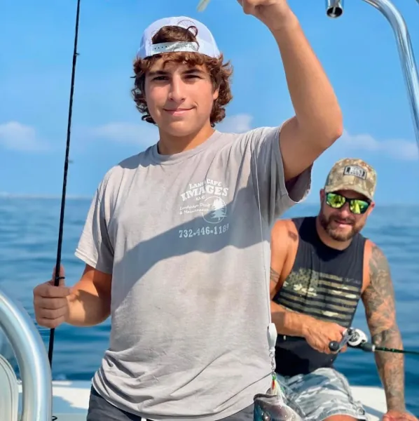 Hunter fishing